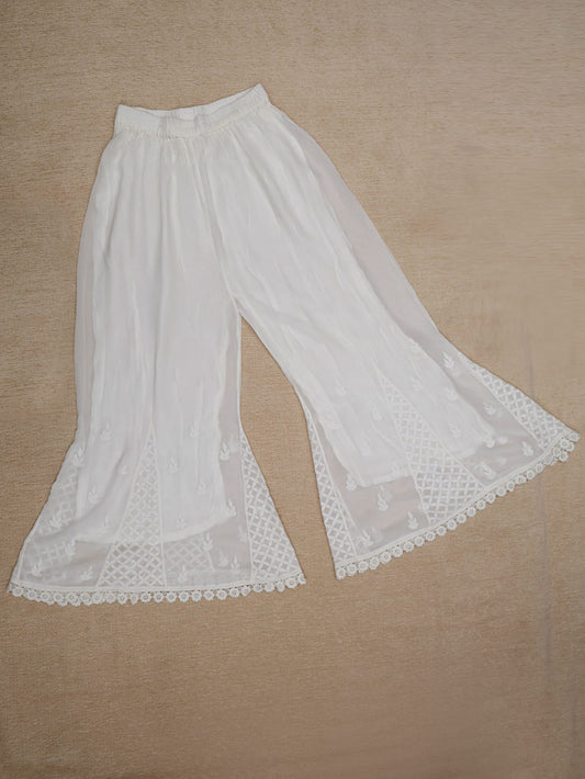 Viscose Women Bottom - Off White